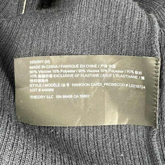 NWT Theory Hankson Striped Cardigan Size M - Picture 11 of 12